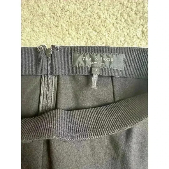 Rag&Bone Black Simone High Waisted Skinny Pants Capsule Minimalist Size 6 - Picture 6 of 11